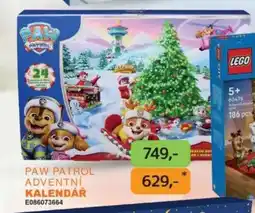 Dráčik Paw Patrol adventní kalendář nabídka