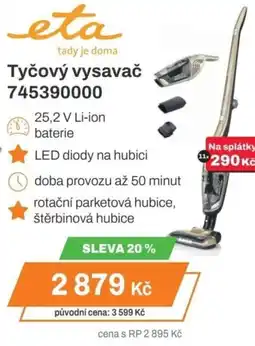 Expert Tyčový vysavač 745390000 nabídka