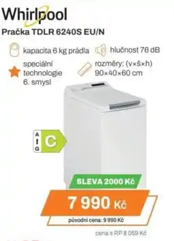 Expert Whirlpool Pračka TDLR 6240S EU/N nabídka