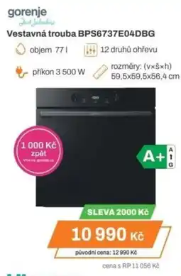 Expert Gorenje Vestavná trouba BPS6737E04DBG nabídka