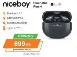 Expert Niceboy Sluchátka Pins 4 nabídka