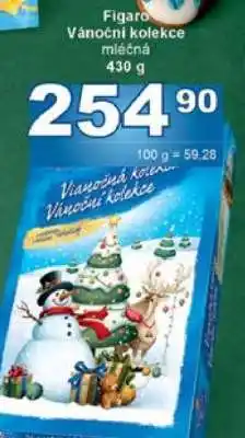 Jip Figaro Vánoční kolekce mléčná nabídka