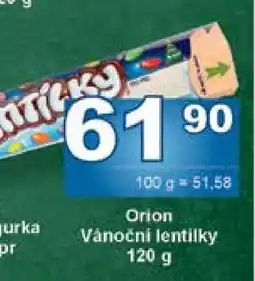 Jip ORION VÁNOČNÍ LENTILKY nabídka