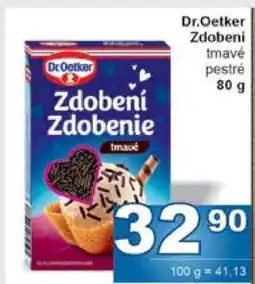 Jip Dr. Oetker Zdobení nabídka