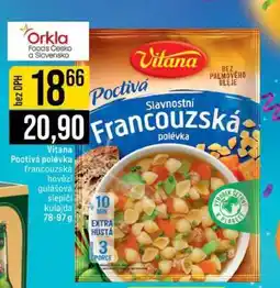Jip Vitana Poctivá polévka francouzská nabídka