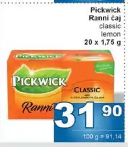 Jip Pickwick Ranní čaj nabídka