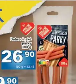 Jip Debrecinské párky 200 g nabídka