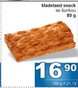 Jip MADELAND SNACK nabídka