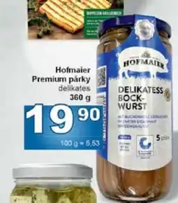 Jip Hofmaier Premium párky delikates nabídka