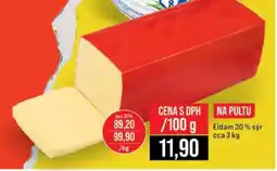 Jip Eidam 30% sýr cca 3 kg nabídka