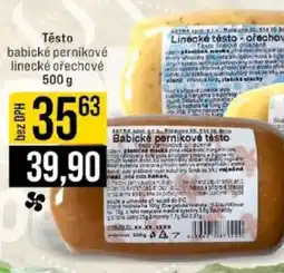 Jip Těsto babičké perníkové linecké ořechové 500 g nabídka