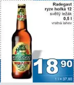 Jip Radegast Ryze Hořká 12 nabídka