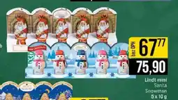 Jip Lindt mini Santa Snowman nabídka