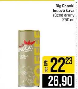 Jip Big Shock! ledová káva nabídka