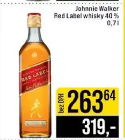 Jip Johnnie Walker Red Label whisky 40 % nabídka