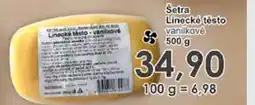 Jip Šetra Linecké těsto vanilkové nabídka
