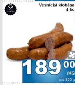 Jip Vesnická klobása nabídka
