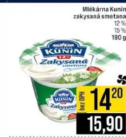 Jip Mlékárna Kunín Zakysaná smetana nabídka