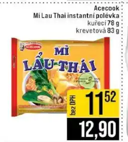 Jip Acecook Mi Lau Thai instantní polévka nabídka