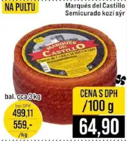 Jip Marqués del Castillo Semicurado kozí sýr nabídka