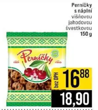 Jip Perníčky s náplní višňovou jahodovou švestkovou nabídka