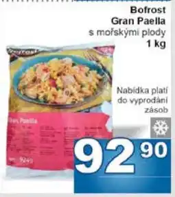 Jip Bofrost gran paella nabídka