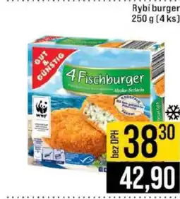 Jip Rybí burger nabídka