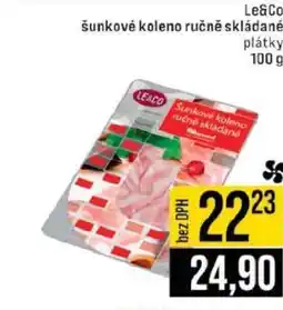 Jip Le&Co šunkové koleno ručně skládané nabídka