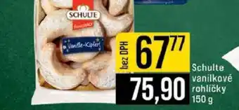 Jip Schulte vanilkové rohlíčky nabídka