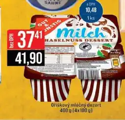 Jip Oříškový mléčný dezert nabídka