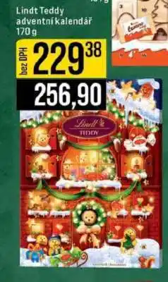 Jip LINDT TEDDY ADVENTNÍ KALENDÁŘ nabídka