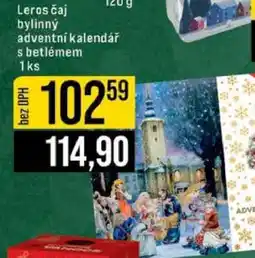Jip Leros čaj bylinný adventní kalendář s betlémem nabídka