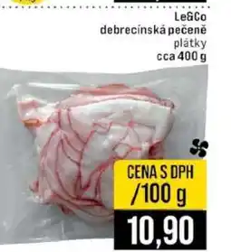 Jip Le&Co debrecínská pečeně plátky nabídka