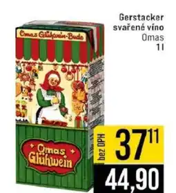 Jip Gerstacker svařené víno Omas nabídka