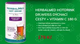 Alphega Lékárna Herbalmed hotdrink Dr.Weiss dýchací cesty + vitamin C nabídka