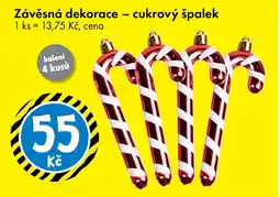 TEDi Závěsná dekorace – cukrový špalek nabídka
