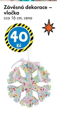 TEDi Závěsná dekorace - vločka nabídka