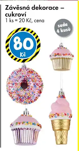 TEDi Závěsná dekorace - cukroví nabídka