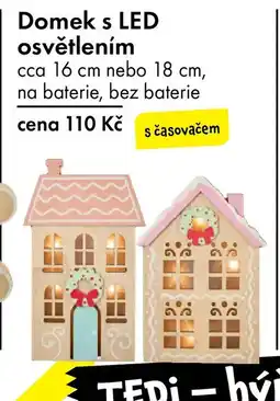 TEDi Domek s LED osvětlením nabídka