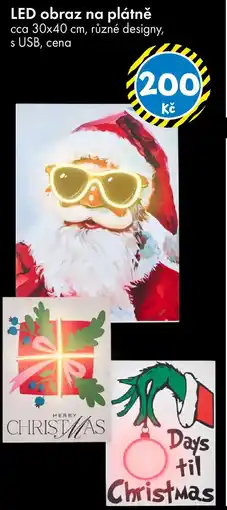 TEDi LED obraz na plátně nabídka