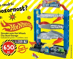 TEDi Závodní auta Hot Wheels City Stunt Garage nabídka