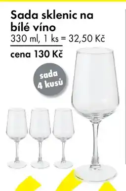 TEDi Sada sklenic na bílé víno nabídka