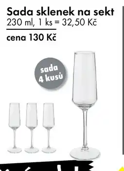 TEDi Sada sklenek na sekt nabídka