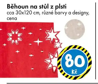 TEDi Běhoun na stůl z plsti nabídka