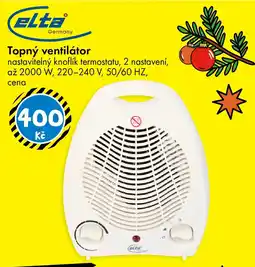 TEDi Topný ventilátor nabídka