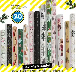 TEDi Balící papír nabídka