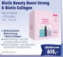 PharmaPoint Biotin Beauty Boost Strong & Biotin Collagen nabídka