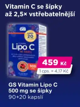 PharmaPoint GS Vitamin Lipo C 500 mg se šípky nabídka