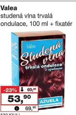Barvy a laky drogerie Valea studená vlna trvalá ondulace, 100 ml + fixatér nabídka