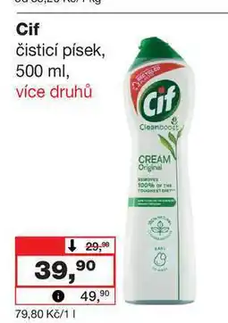 Barvy a laky drogerie Cif čisticí písek, 500 ml nabídka